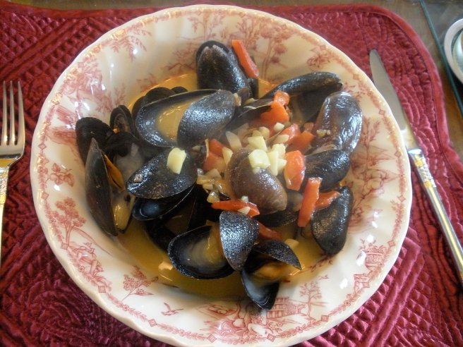 moules sang et d'or