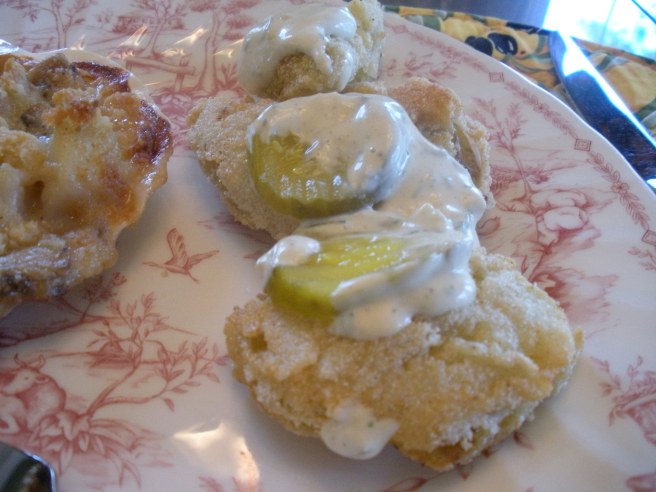 fried green tomatoes and relmoulade